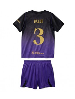 Barcelona Alejandro Balde #3 Replika Borta Kläder Barn 2026-27 Kortärmad (+ byxor)